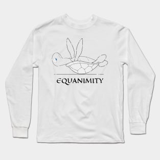 Equanimity is the shadow of witness Long Sleeve T-Shirt